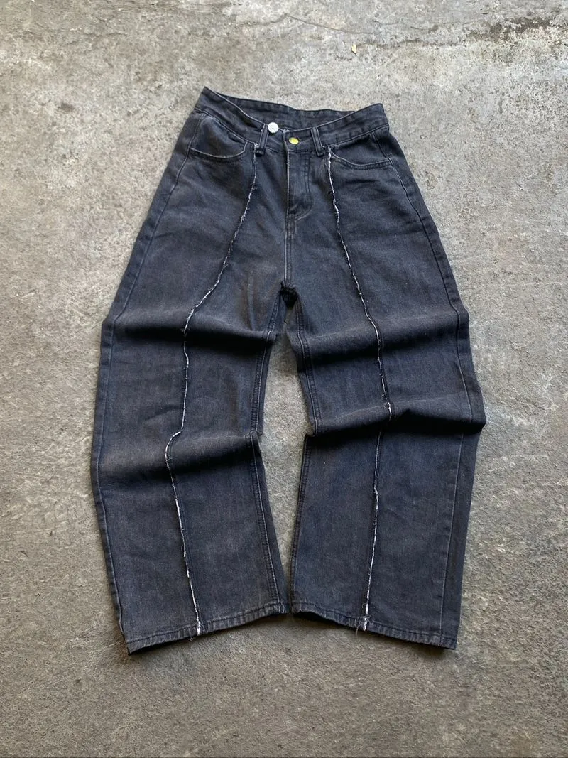black baggy jeans photo 1