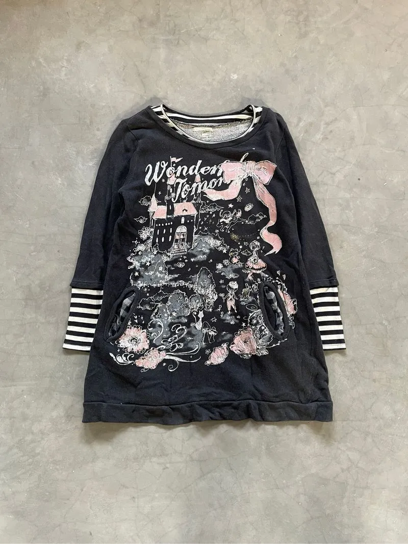 Y2k Grunge Emo Strange Heaven Japan Long Sleeve Vkei style photo 1