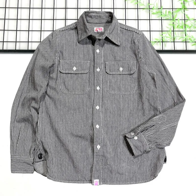 Kemeja Hickory Bape Not Bape Denim Shirt photo 1
