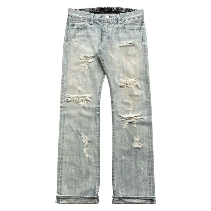 Rienda Japan Selvedge Denim Bootcut Ripped photo 1