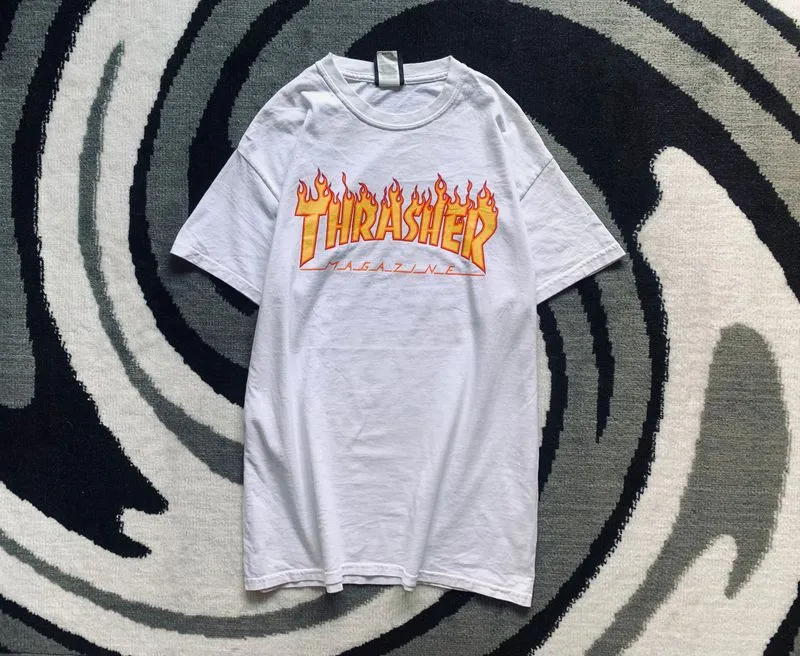 Thrasher Skater T-shirt Pria white photo 1