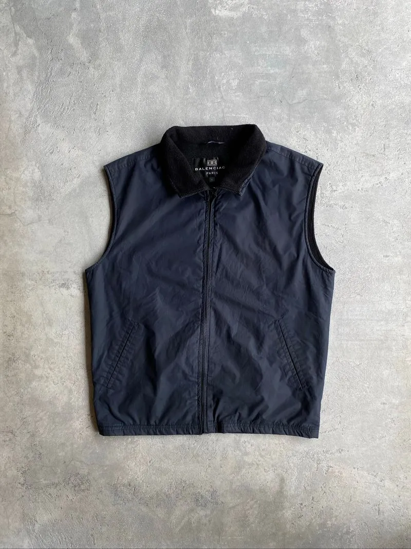 Vtg Balenciaga Vest Size Fit L photo 1