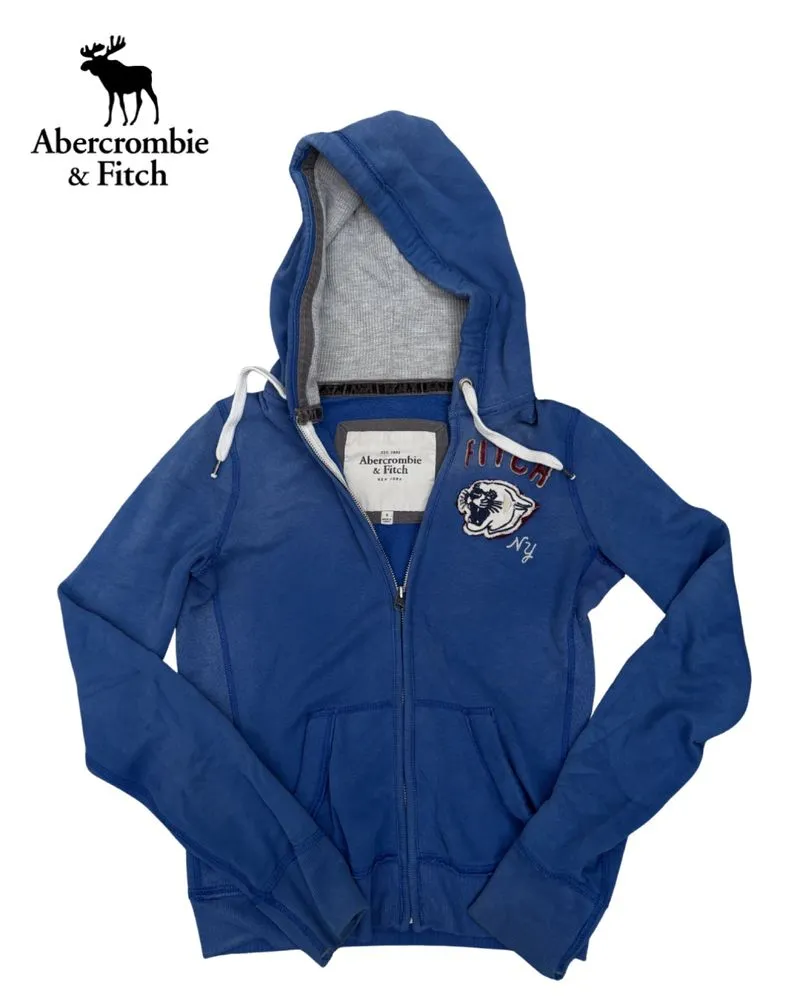 Aberchrombie & Fitch Y2K blue Long Sleeve Hooded SweatShirt photo 1