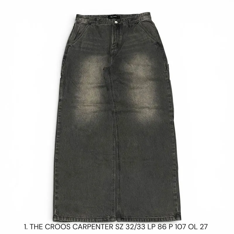 Baggy Jeans The Cross Carpenter Grey Washed photo 1