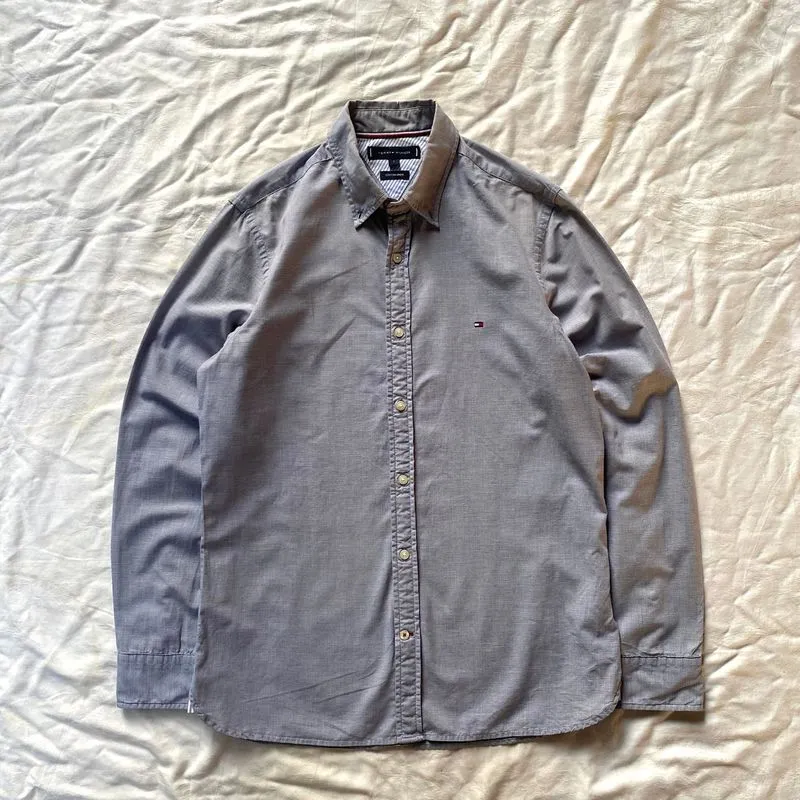 Tommy Hilfiger Grey Long Sleeve Shirt photo 1