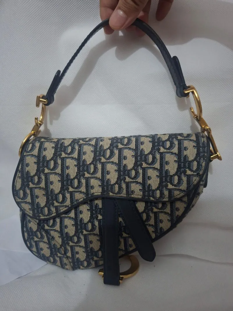 Dior Saddle mini denim photo 1