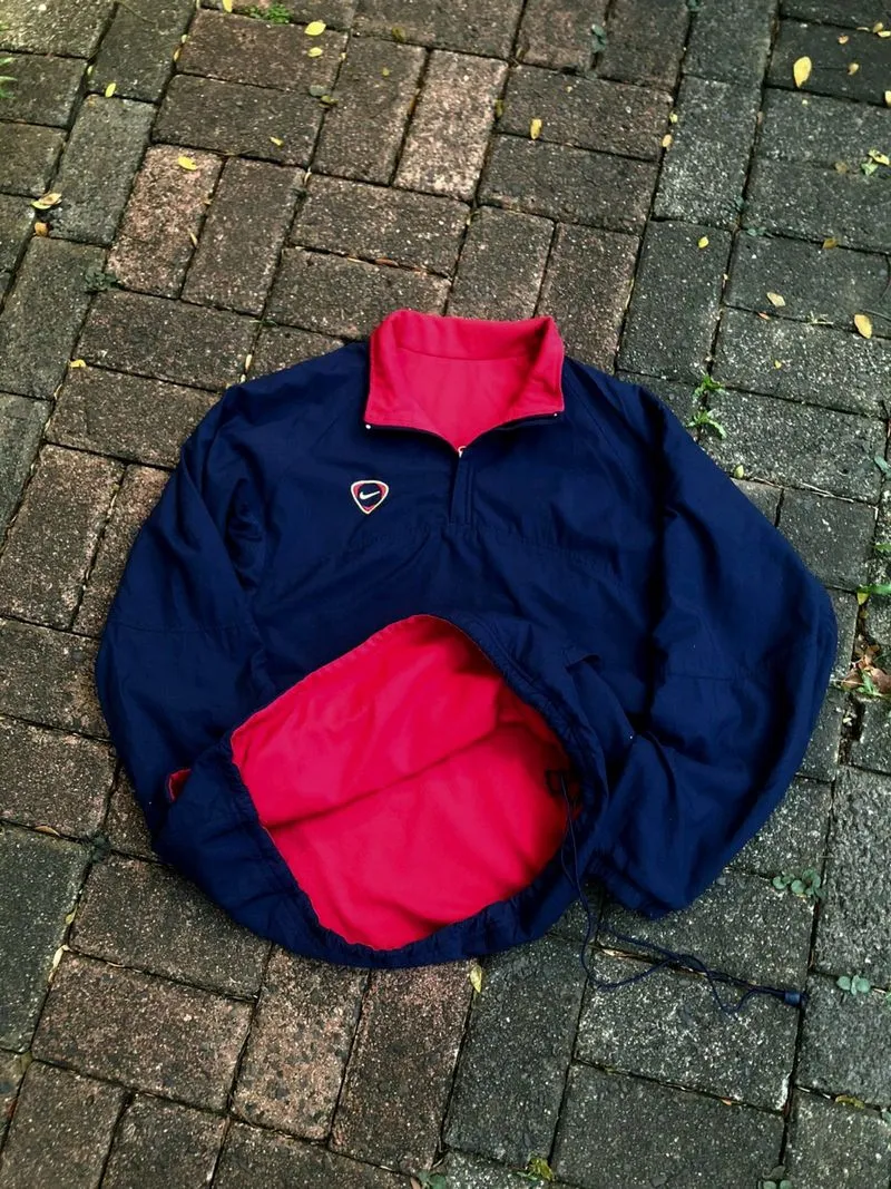 Nike T90 Reversible Halfzip Winbreaker Track Jacket photo 1