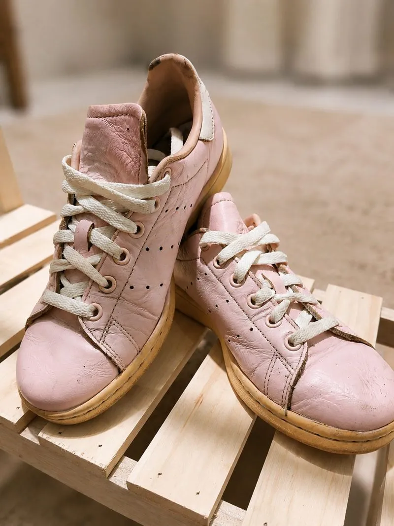 Adidas Stan Smith Pink Leather Original Size 36⅔ | Insole 23 photo 1