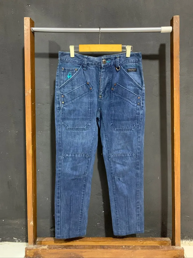 LE COQ X PEUGEOT DOUBLE KNEE JEANS photo 1
