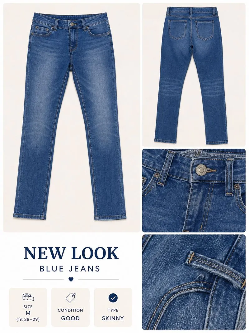 Blue Jeans Medium Wash Fit 28–29 photo 1