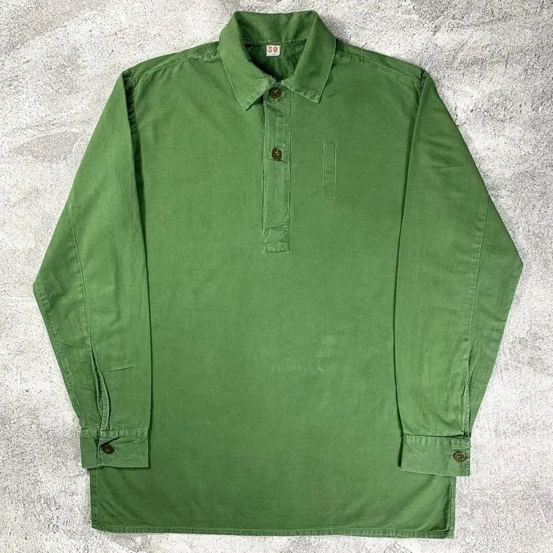 Vintage Casual shirt Pria green photo 1