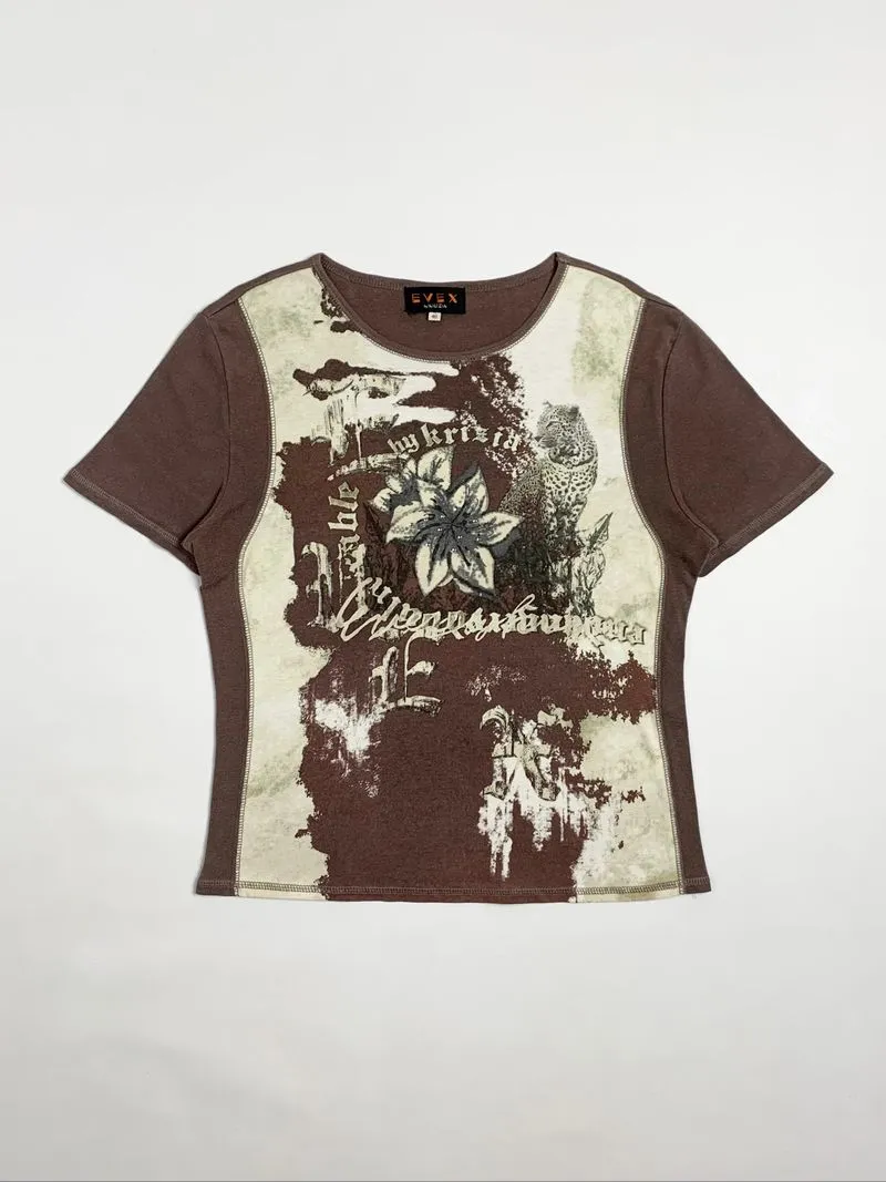 Y2k EVEX By Krizia Tee With Graphic Animal 00s photo 1