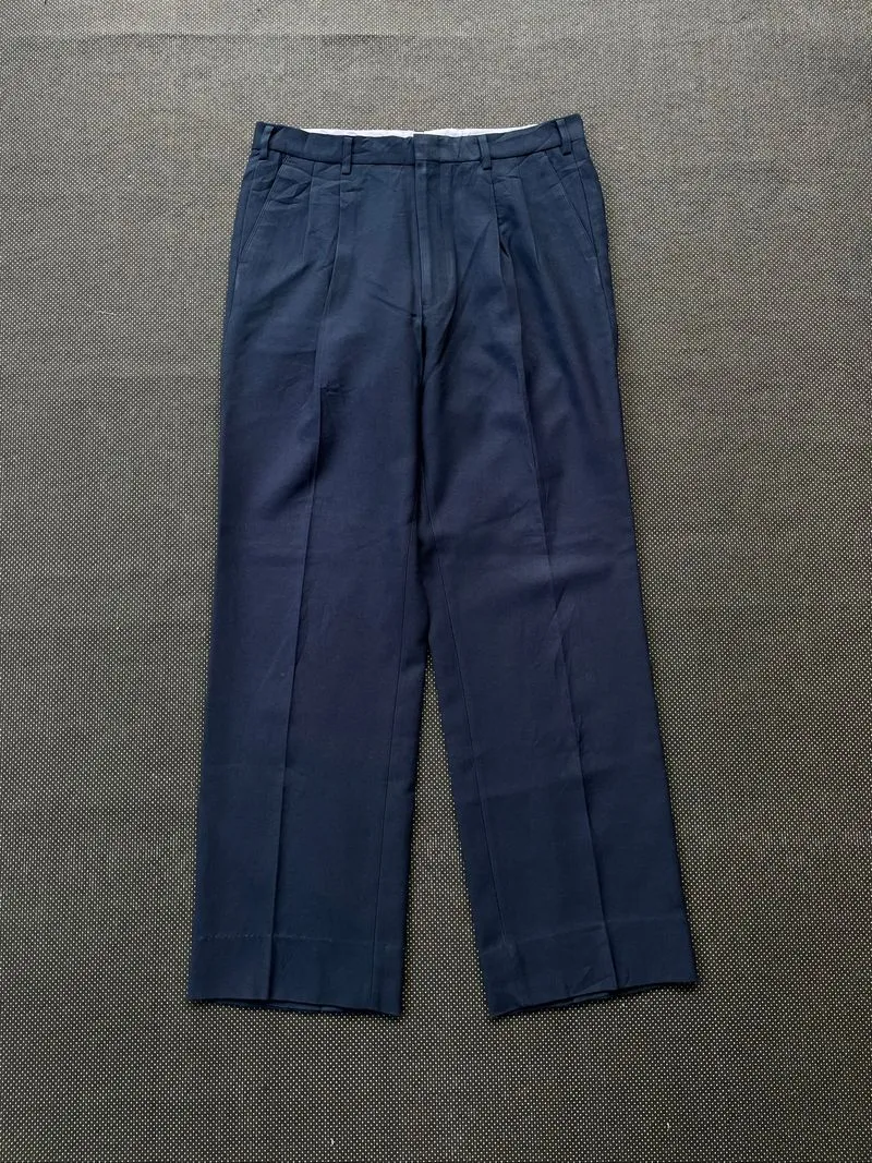 Celana japanese tailored pleated trousers photo 1
