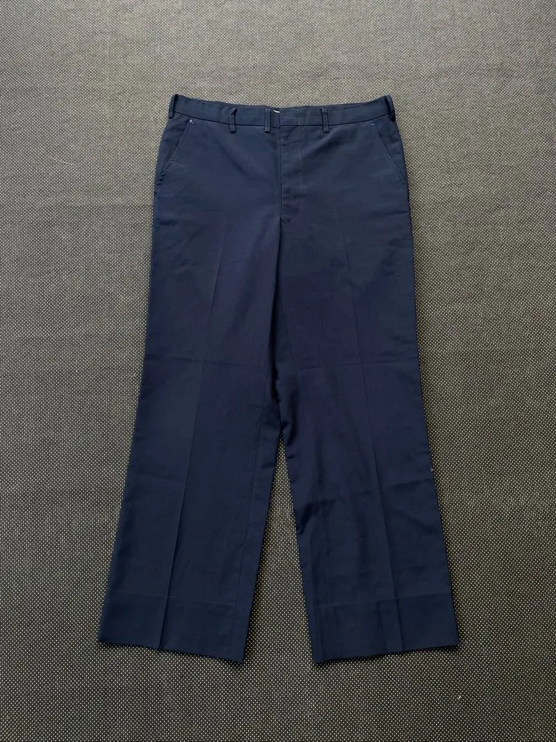 Celana japanese tailored navy trousers by dalton photo 1