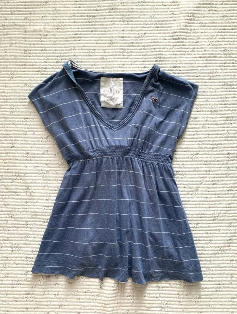 Holister Blue Striped Babydol  photo 1