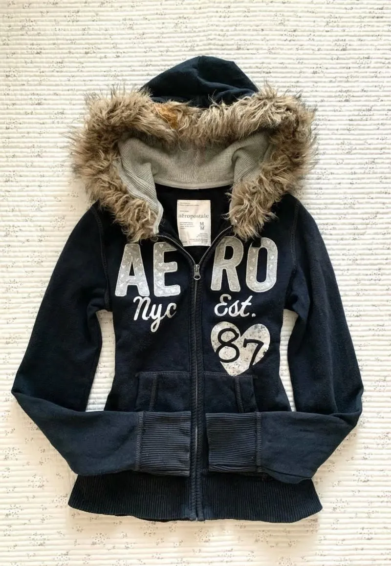 Aeropostale Fur Hood Jacket  photo 1