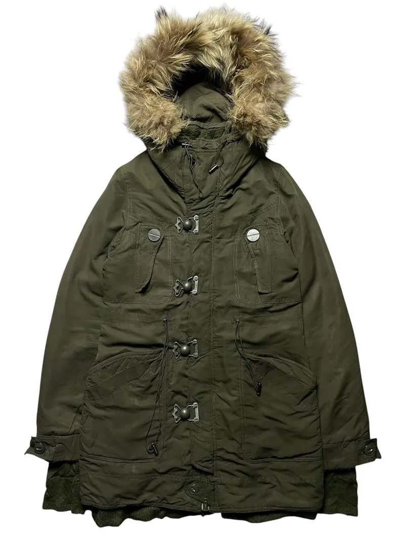 Sly Fur Fairy Style Toggle Claps Parka Jacket photo 1