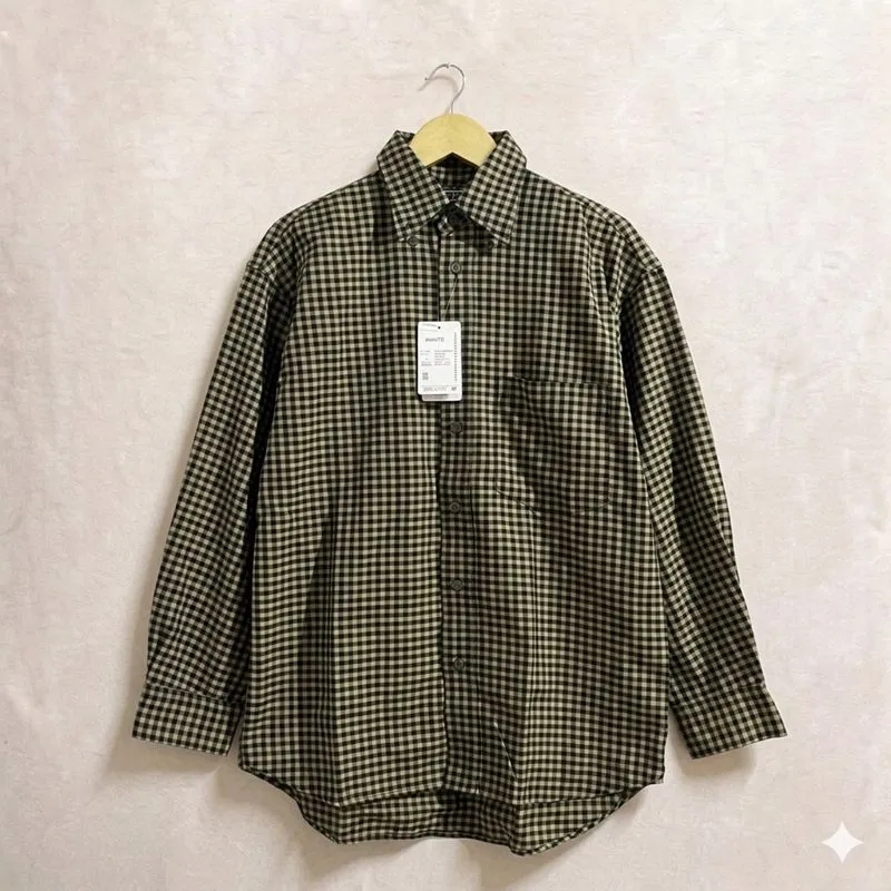 Uniqlo Double Pocket Plaid Flannel Shirt L/S photo 1