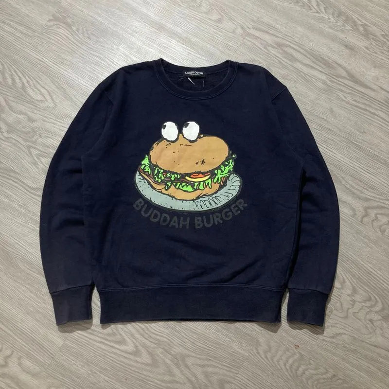 Undercover Jun Takahashi Buddah Burger Big Logo Crewneck photo 1