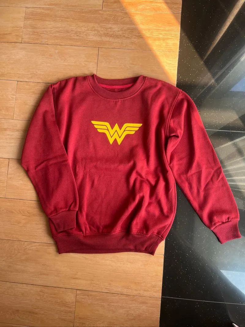 Red Wonder Woman Sweater photo 1