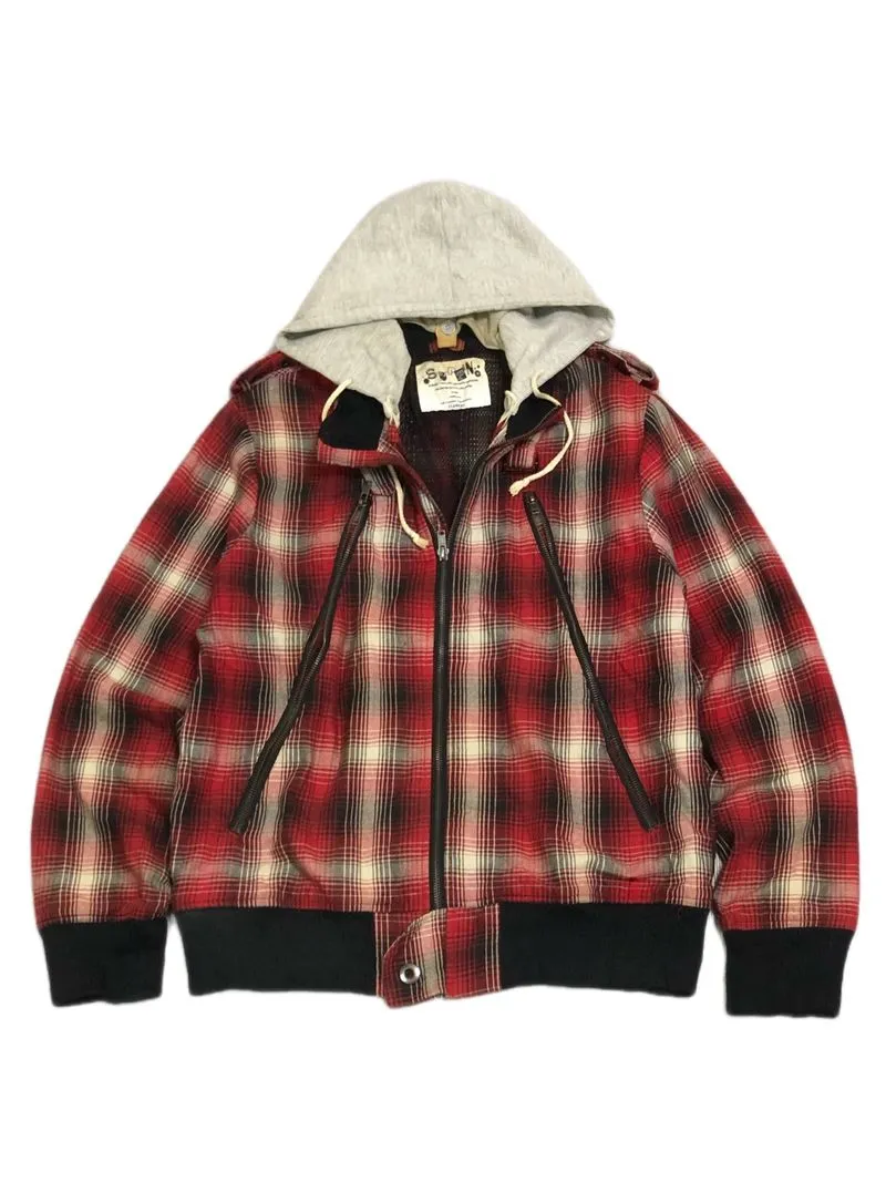 Y2K punk emo studed double zipper jacket photo 1