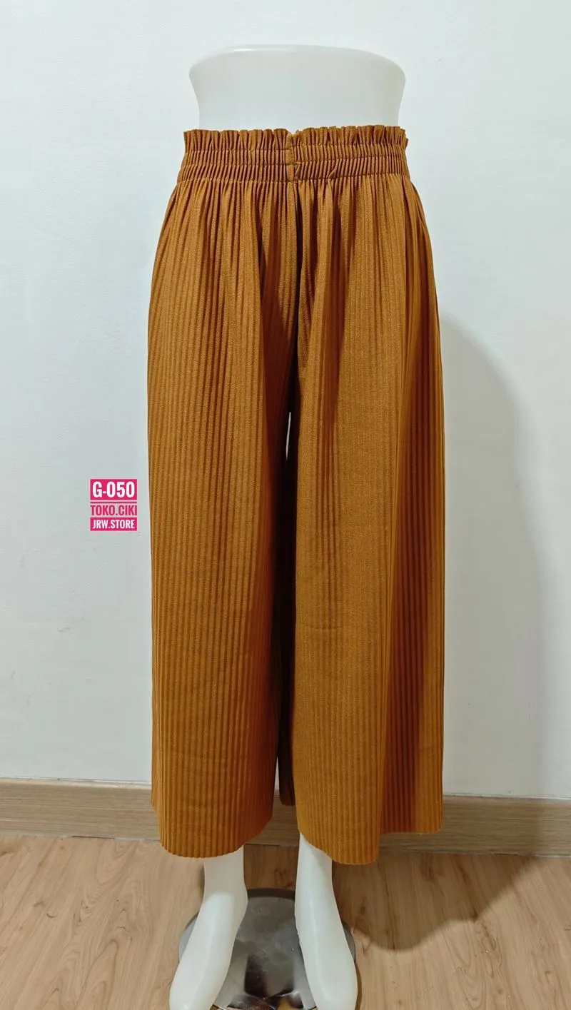 CELANA PANJANG 7/8 KULOT PLISKET CEWE (G-050) photo 1
