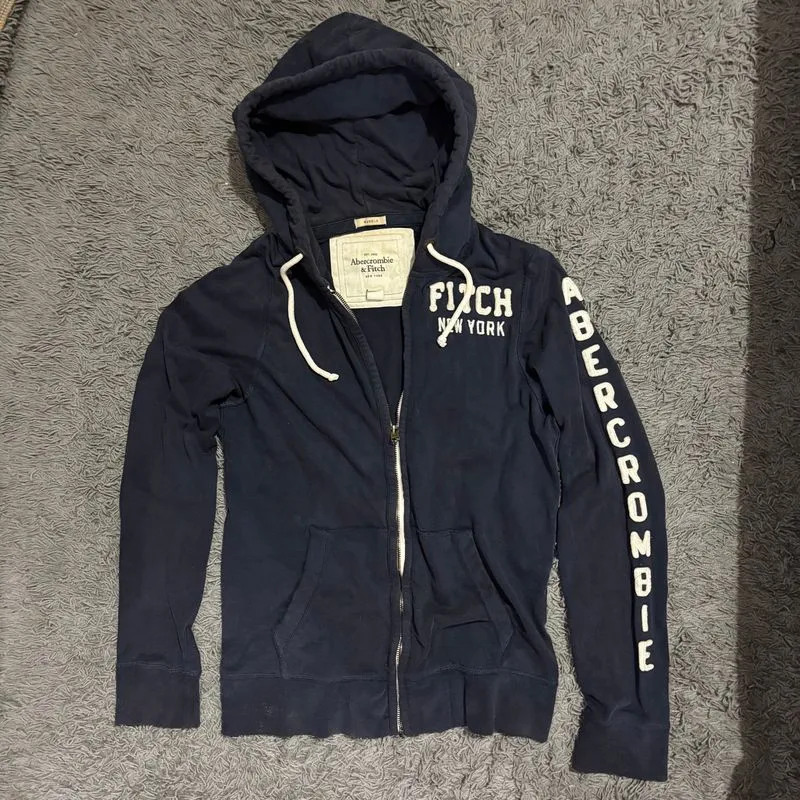 Hoodie Zipper Abercrombie&Fitch Navy photo 1