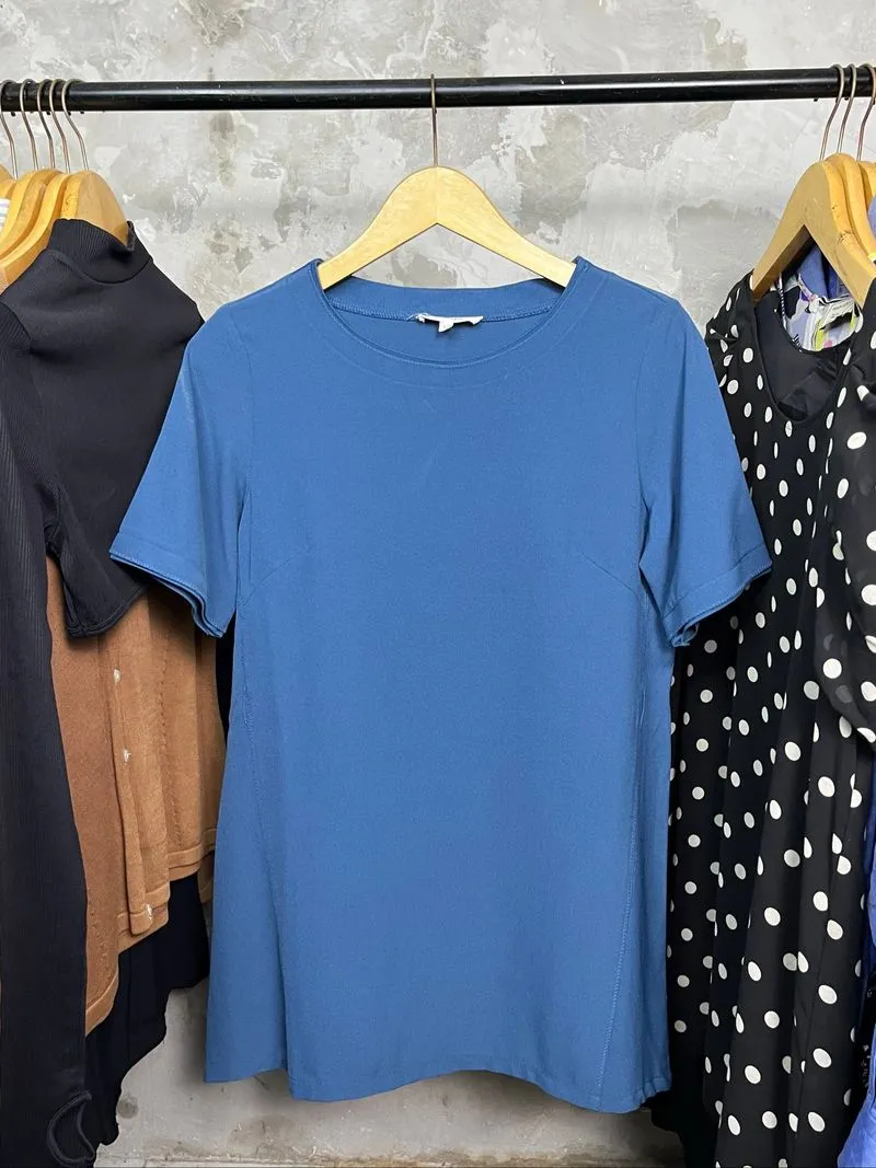 Chalayan Royal Blue Essential Tee photo 1