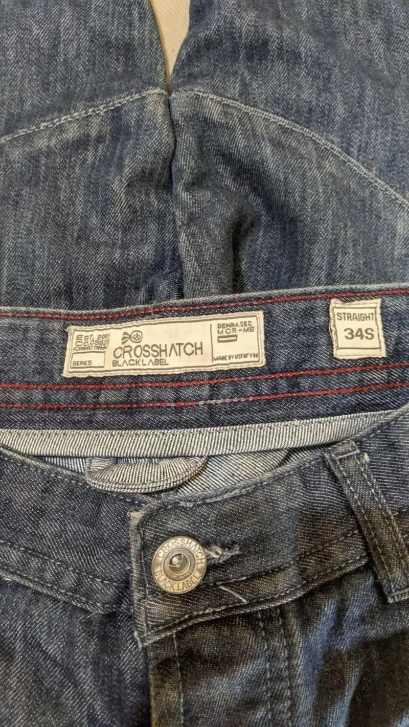CROSS HATCH JEANS STRAIGHT 34S 🔥 PRELOVED DENIM photo 1