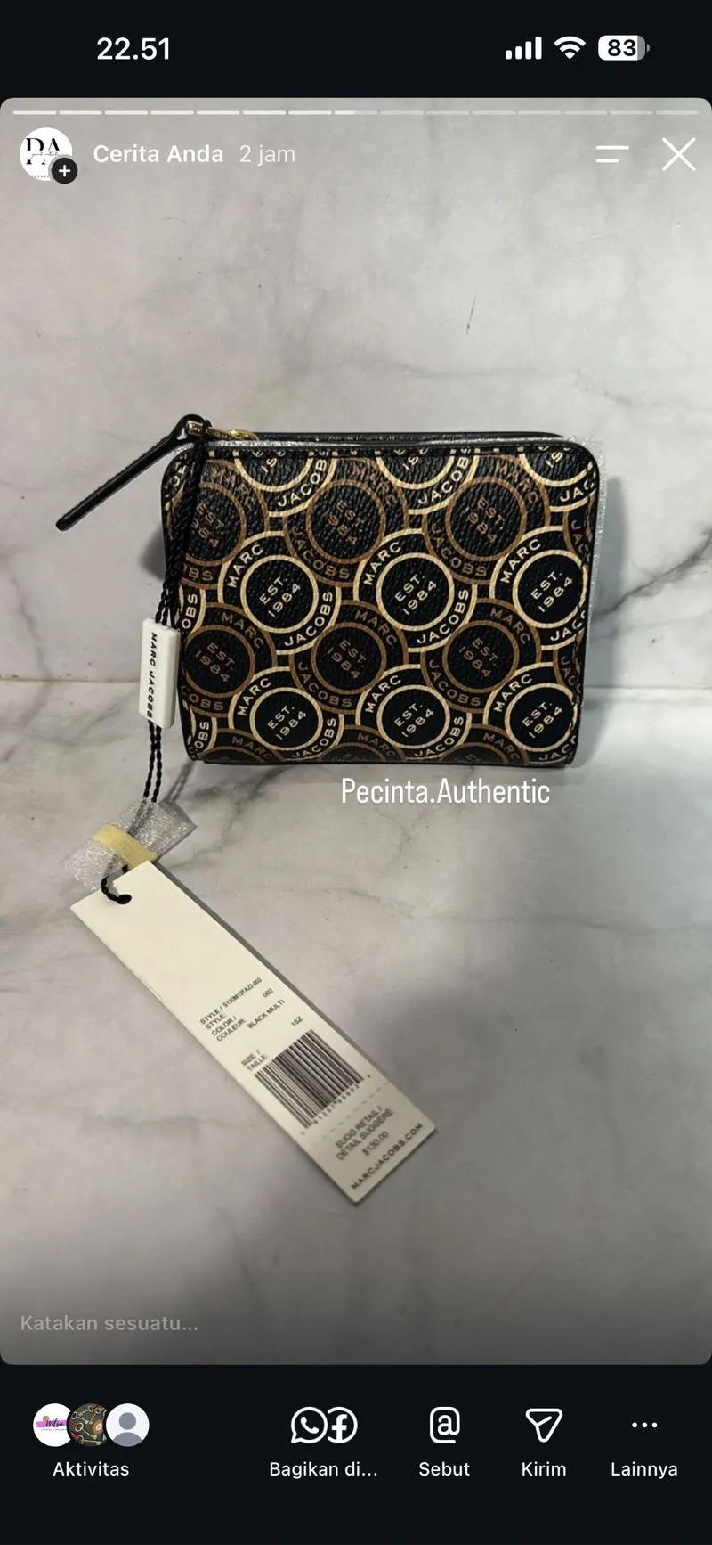 MJ bifold small wallet  photo 1