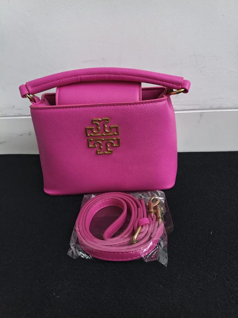 Tory Burch Britten Fuschia Mini Satchel  photo 1