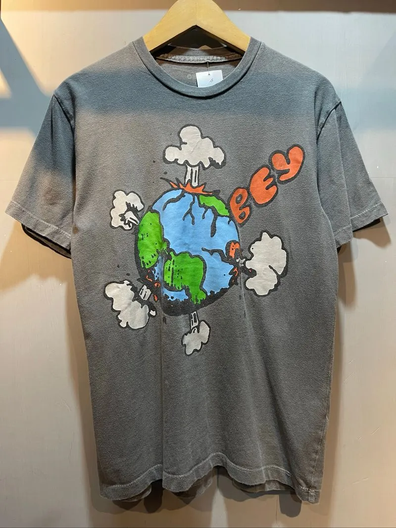 T-Shirt Obey Global Warming Vintage photo 1