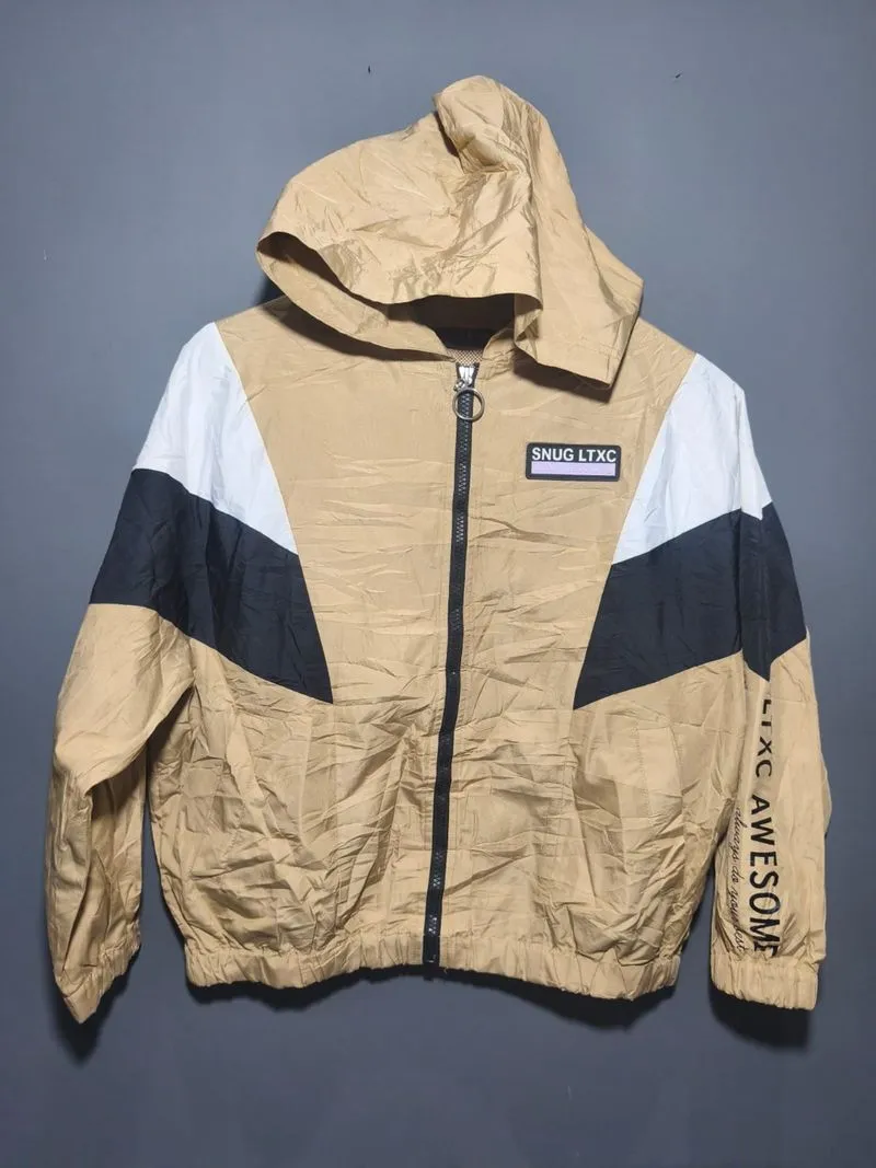 Jaket Windbreaker Wanita LOVETOXIC Coklat Anti Air Stylish photo 1