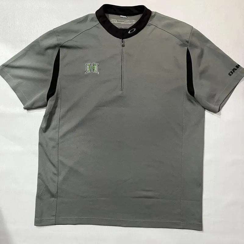 Vintage Oakley 2000s Slate Grey Half Zip Performance Outdoor photo 1