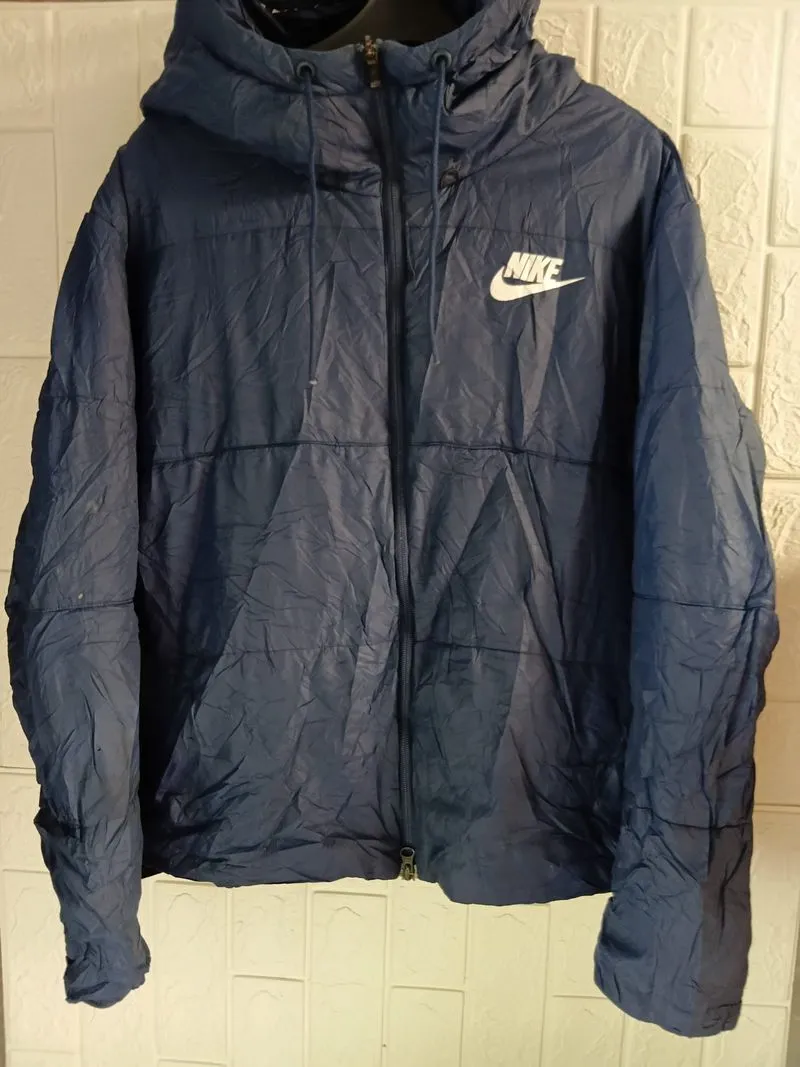 Nike puffer jaket navy photo 1