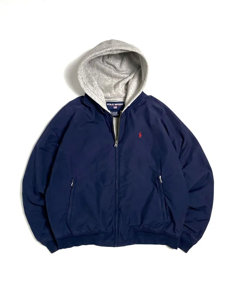 Vintage 00s PoloSport Bomber Hood Ralph Laurent photo 1