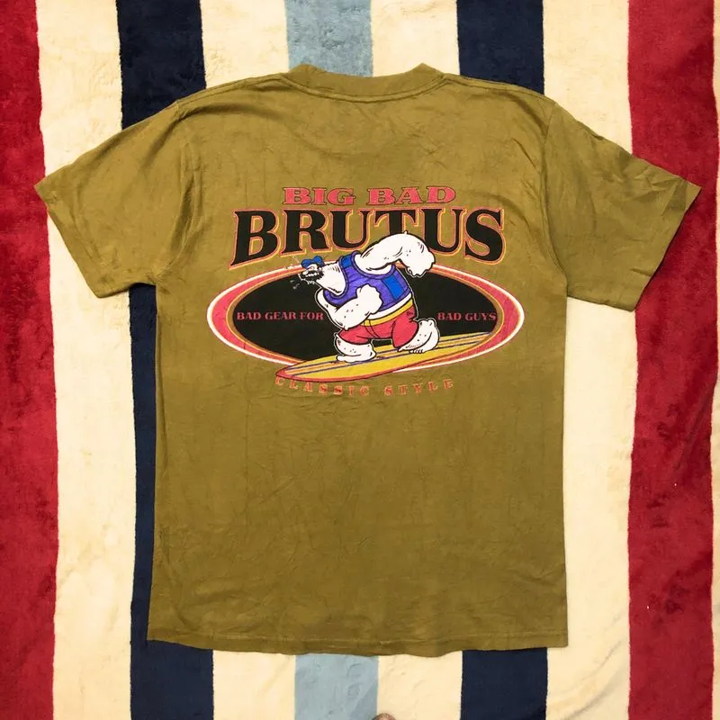 Vintage 90s Big Bad Brutus Single Stitch T-Shirt (Rare) photo 1