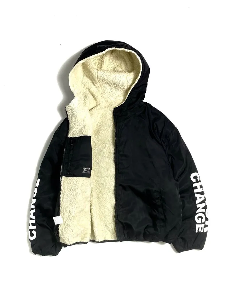 Boxy Reversible Fleece Jacket - Thisisneverthat photo 1