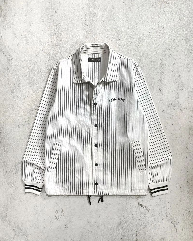 REBORN & AUDI Hickory Canvas Coach Jacket photo 1