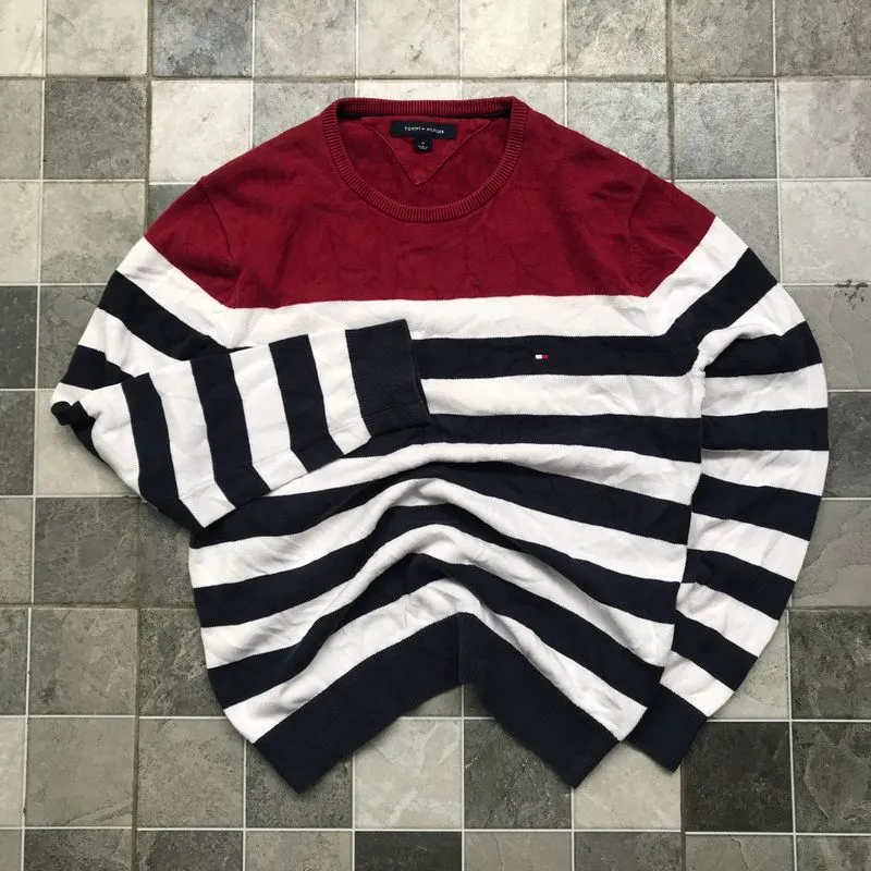 Tommy Hilfiger Luxury Casual Sweater Pria multicolor photo 1