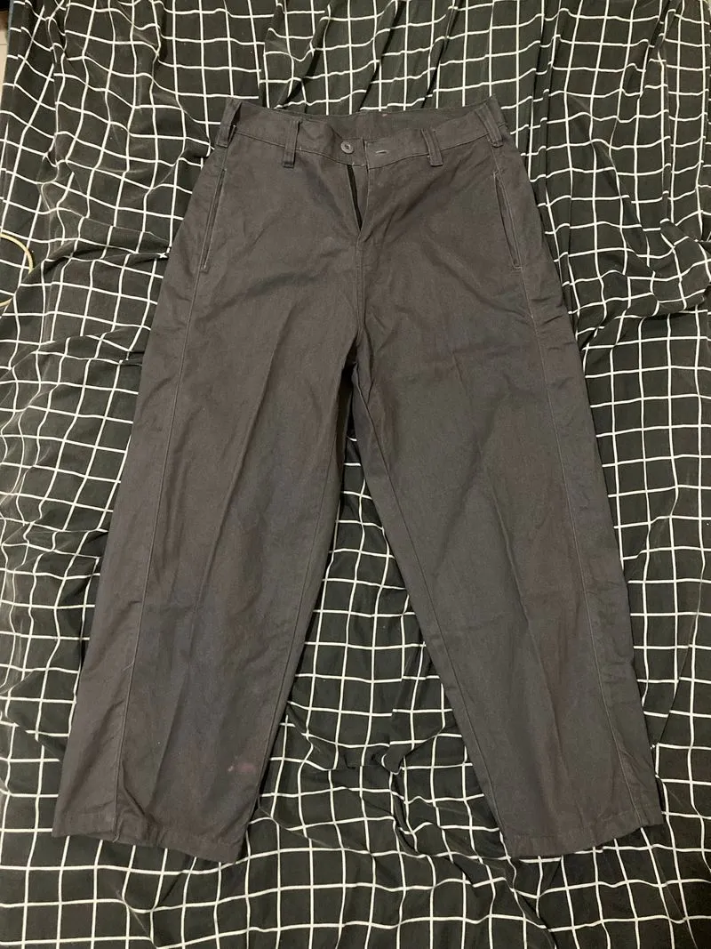 fairgoods twill barrel pants altar grey sz 30 photo 1