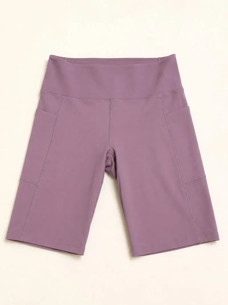 UNIQLO AIRism Soft Active Biker Shorts Dusty Mauve Original photo 1