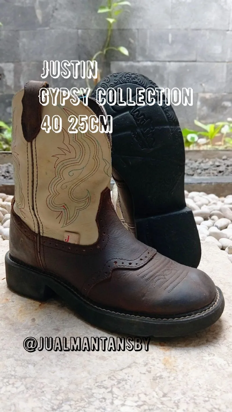 JUSTIN Gypsy Western Cowboy Boot Made in China photo 1