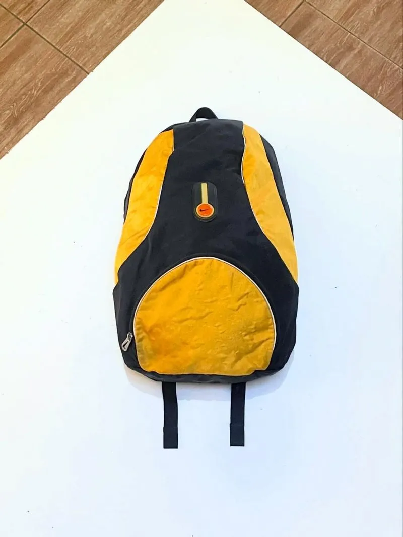 Nike Vintage 90's Basketball Backpack Yellow  photo 1