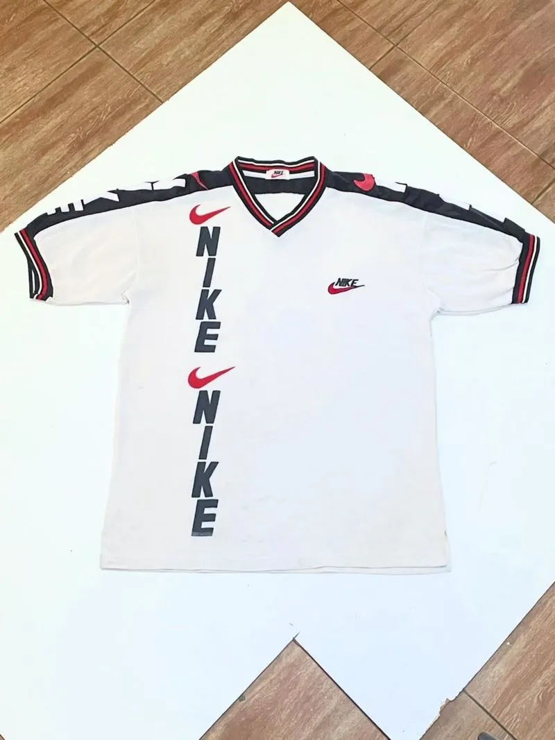 Nike Bootleg Vintage Tapped Logo Tee White  photo 1