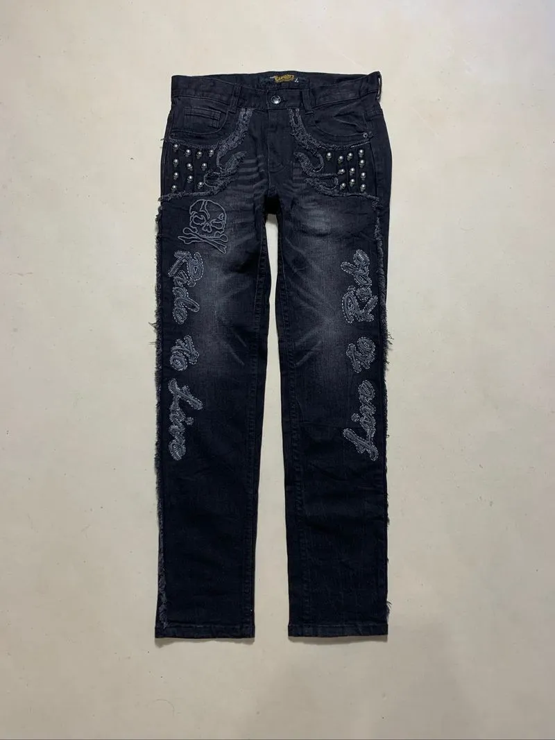 Cloud72 Skull Fringed Jeans photo 1
