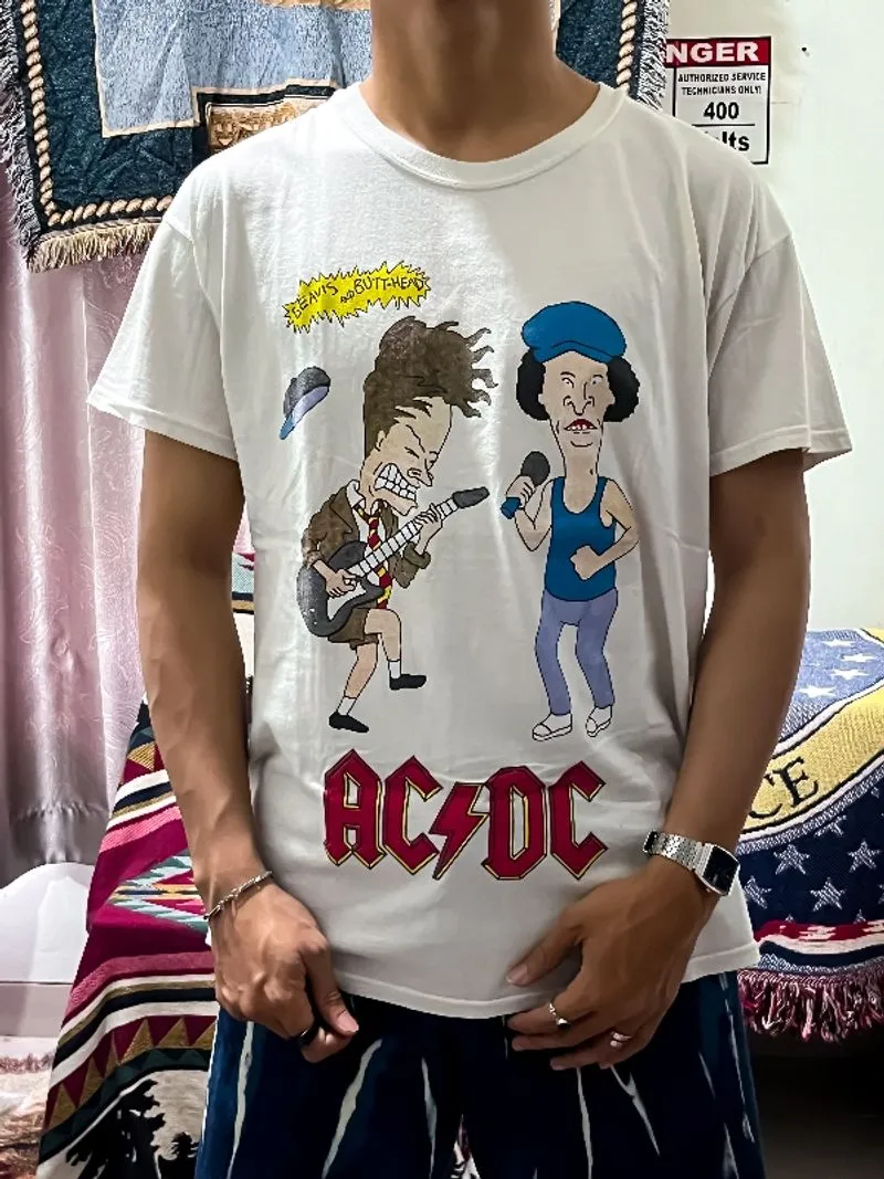 Beavis and Butheads ACDC Hanes photo 1