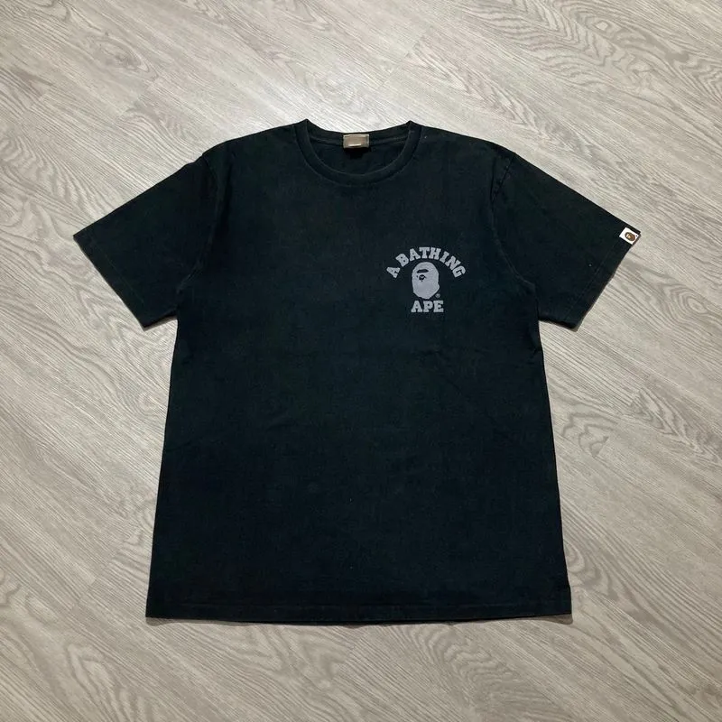 Bape A Bathing Ape College Logo “Together Strong” Tee Black photo 1