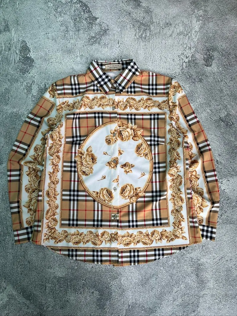 BURBERRY CLASSIC FLORAL SILK SHIRTS photo 1