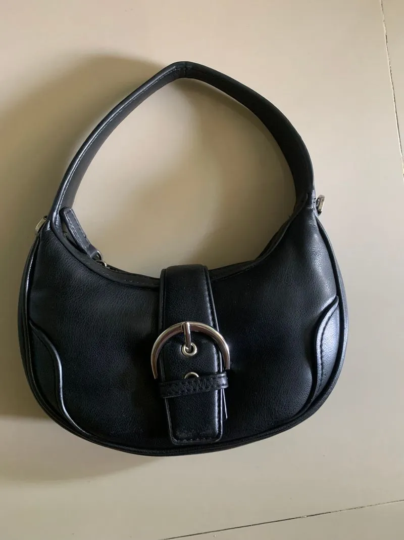 Mango Vintage Casual Shoulder bag Wanita black photo 1